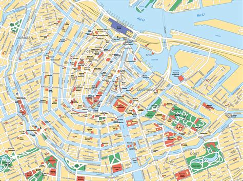 amsterdam sightseeing map